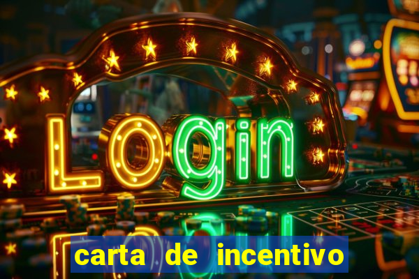 carta de incentivo para alunos