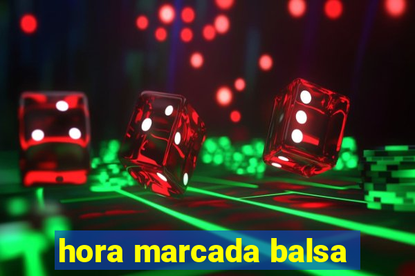hora marcada balsa