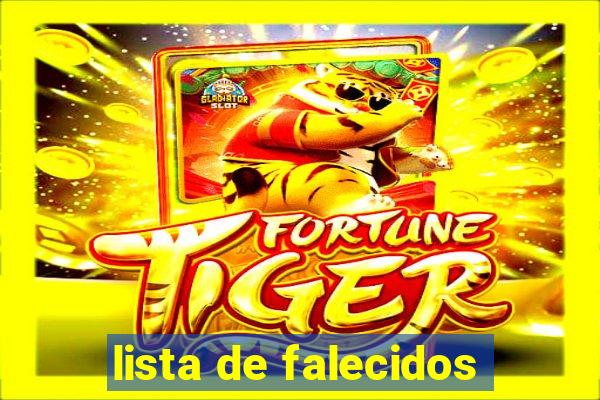 lista de falecidos
