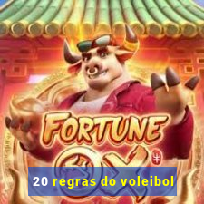 20 regras do voleibol
